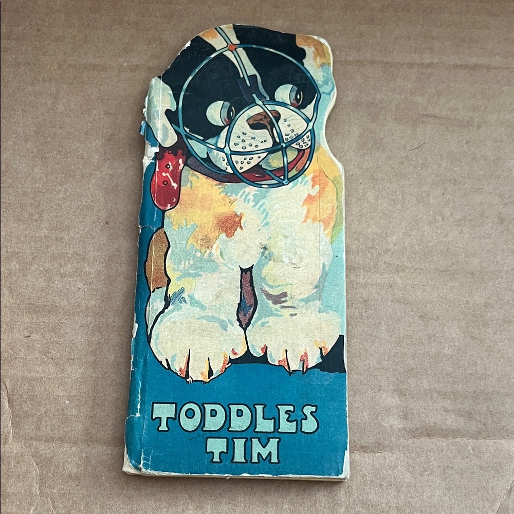Vintage 1929 Toddles Tim Kids Toy Book
